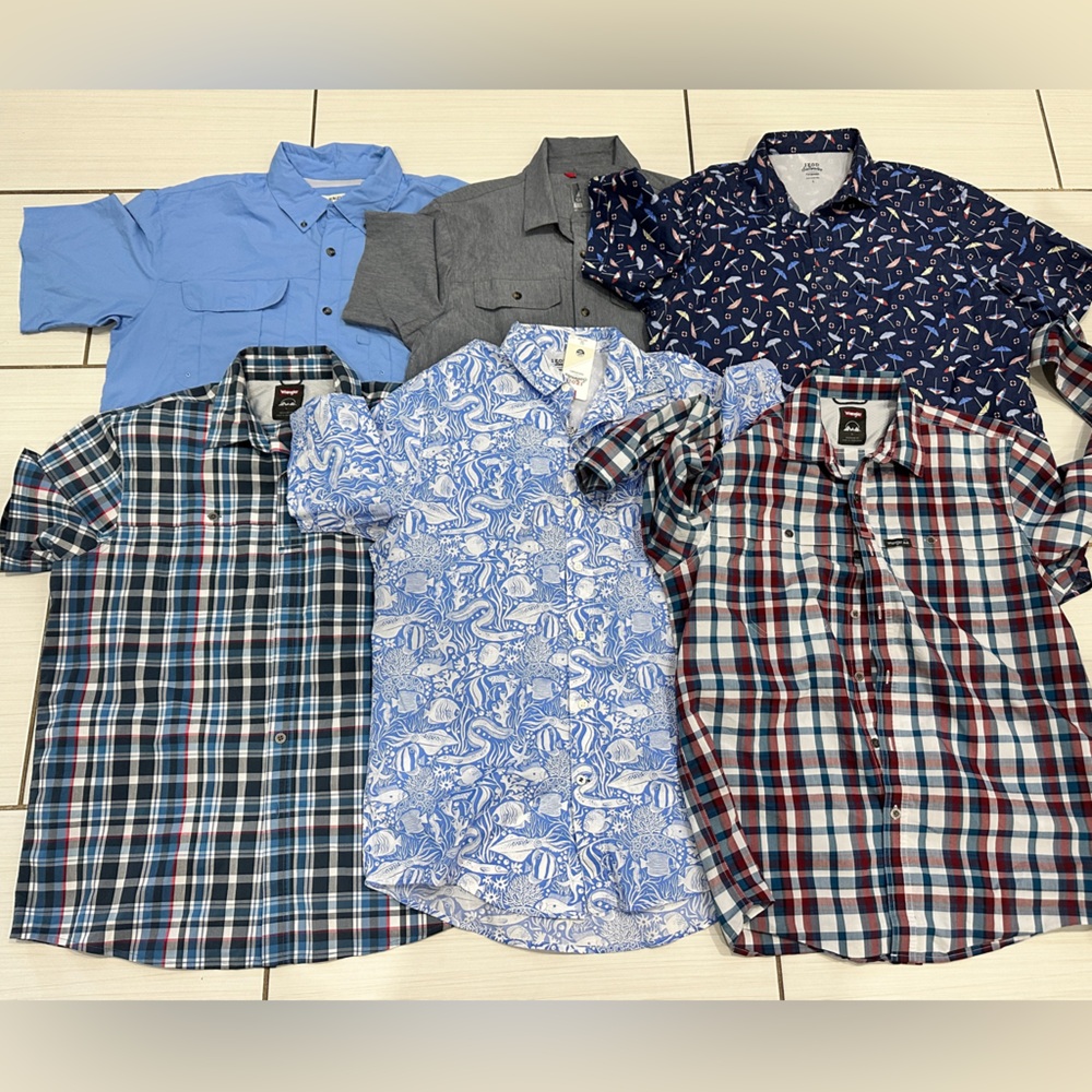 Bundle Men's Casual Shirts & dress loafers